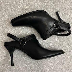 Black Harley-Davidson Ladies Size 10 High Heel Shoes